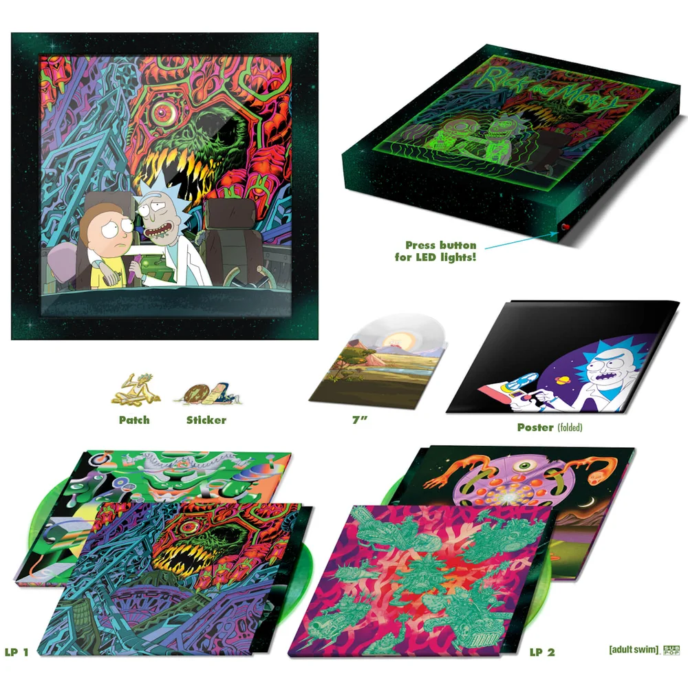 The Rick and Morty Soundtrack Vinyl and 7 Inch Single Vinyl (2LP) Bild 1