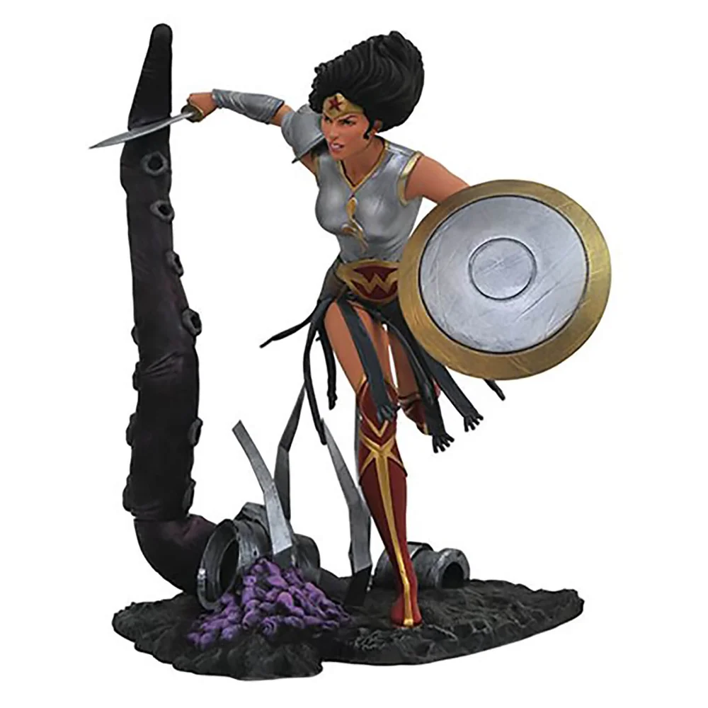 Diamond Select DC Gallery Dark Knights: Metal PVC Figure - Wonder Woman Bild 1