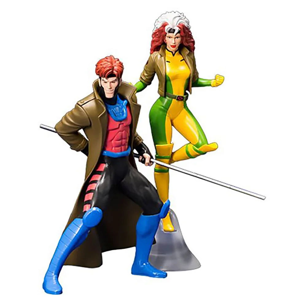 Marvel Universe X-Men 1992 Gambit and Rogue ARTFX+ Statues Bild 1