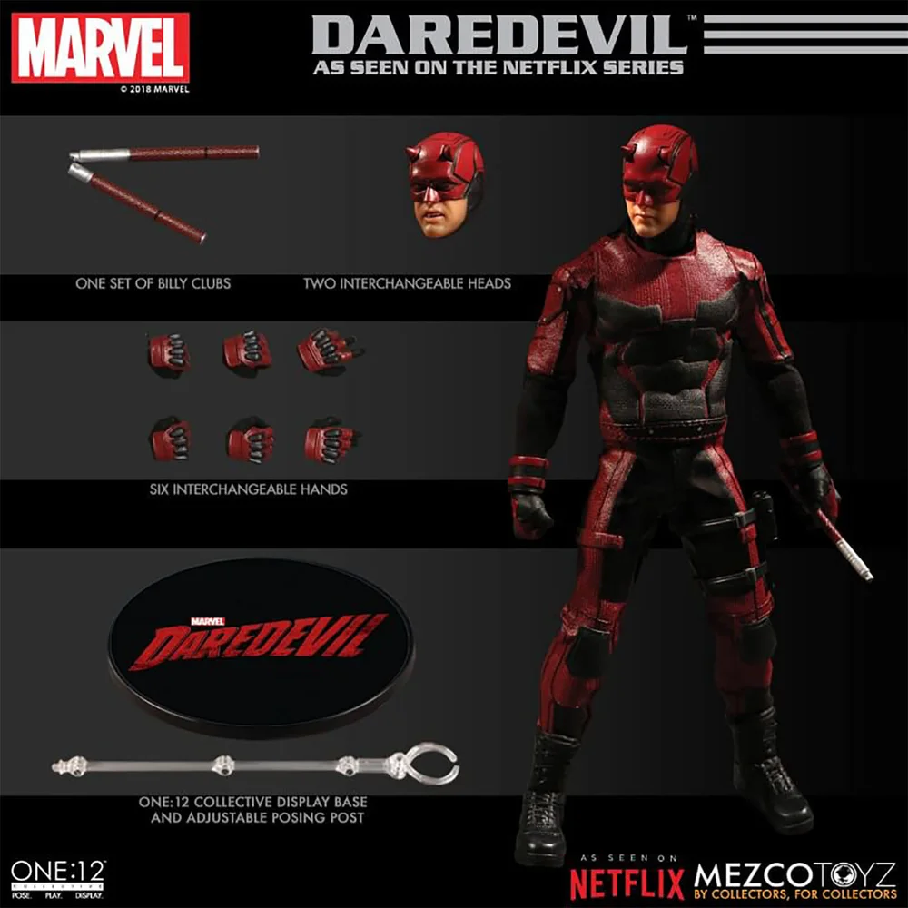 Mezco One:12 Collective Marvel Comics Daredevil Figure Bild 1