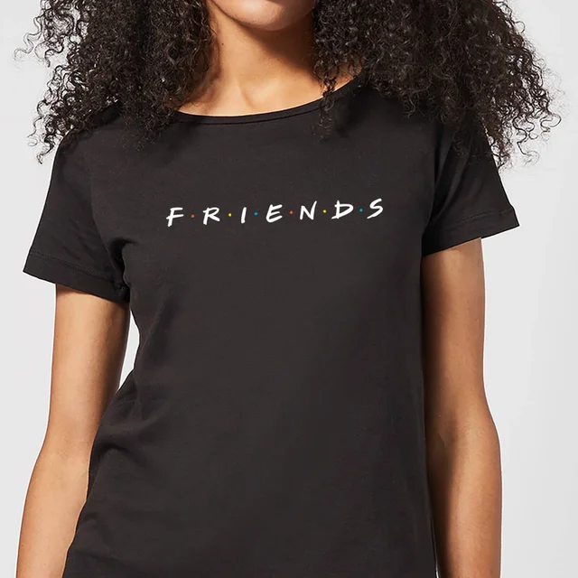Friends Logo Damen T-Shirt - Schwarz