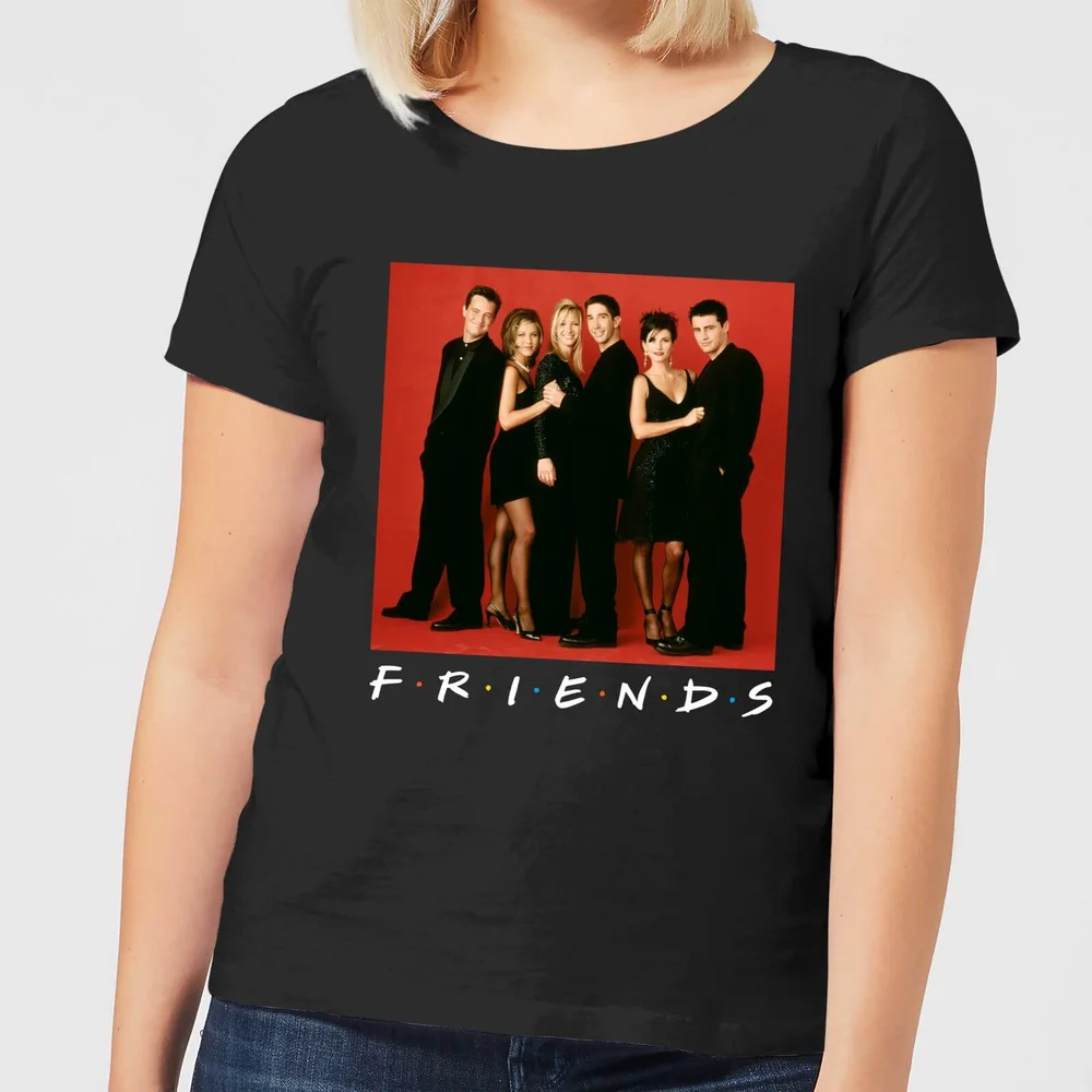 Friends Character Pose Damen T-Shirt - Schwarz - S Bild 1