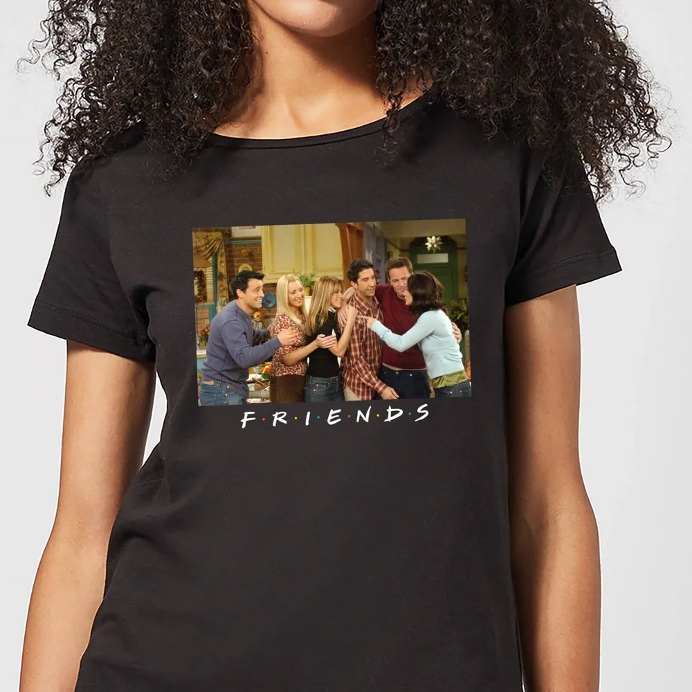 Friends Cast Shot Damen T-Shirt - Schwarz - S Bild 1