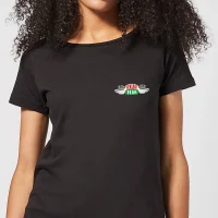 Friends Central Perk Coffee Cups Damen T-Shirt - Schwarz