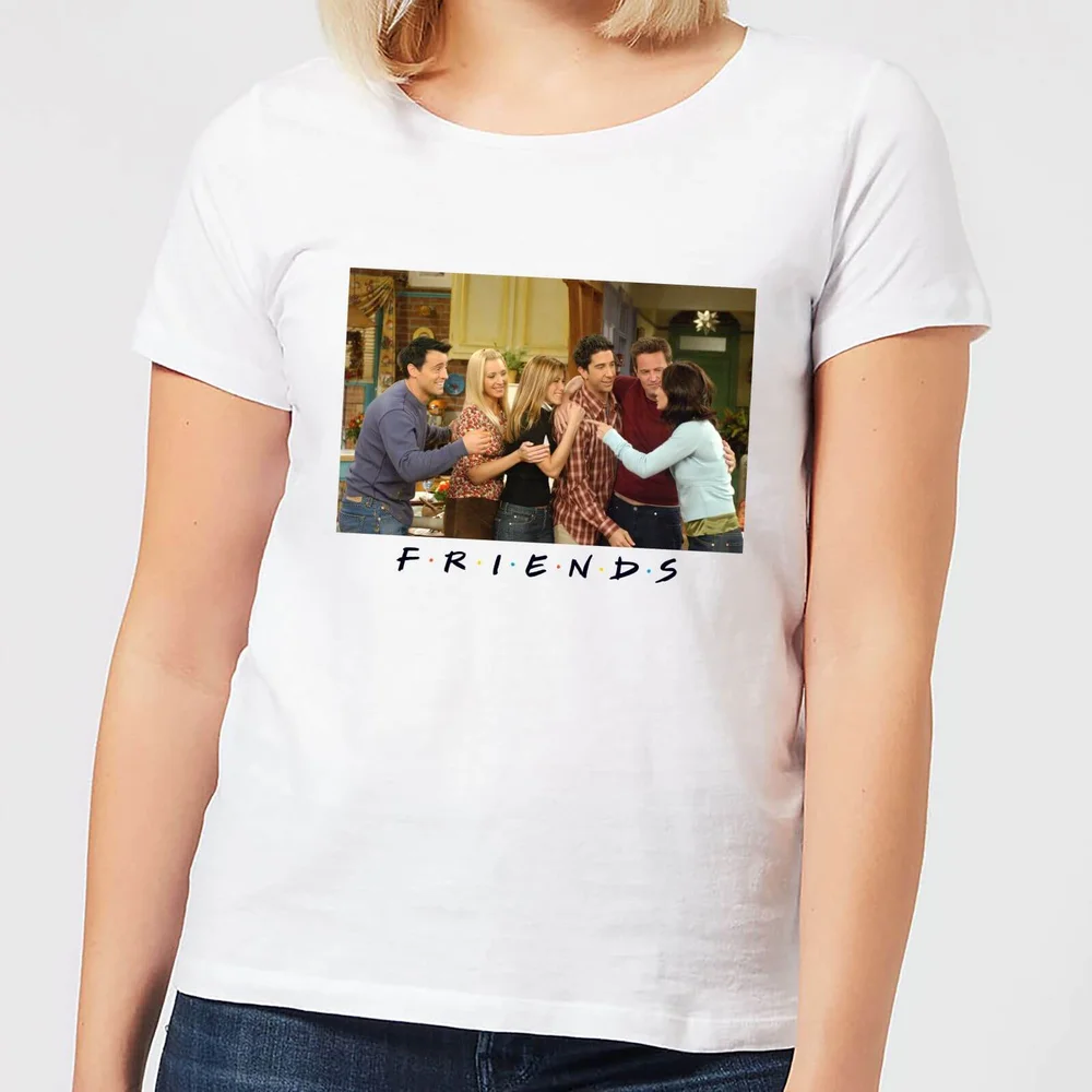 Friends Cast Shot Damen T-Shirt - Weiß - S Bild 1