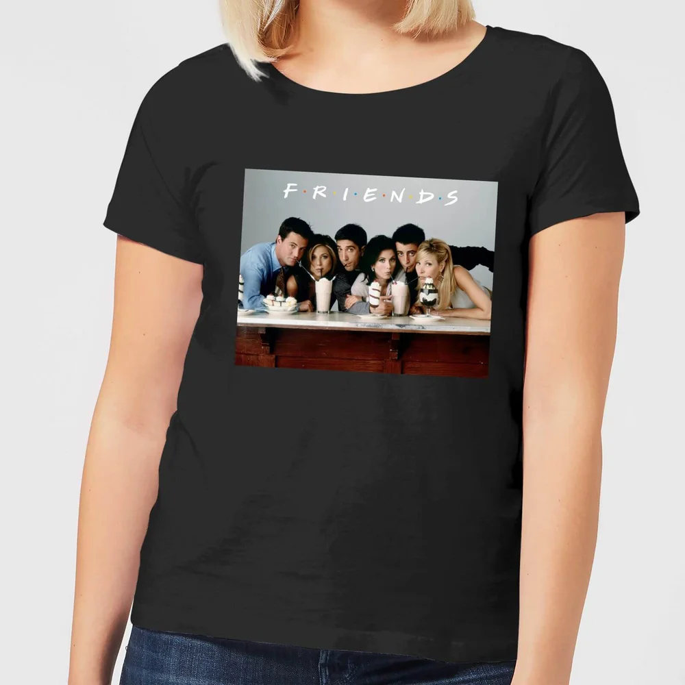 Friends Milkshake Damen T-Shirt - Schwarz - S Bild 1