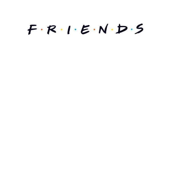 Friends Logo Damen T-Shirt - Weiß