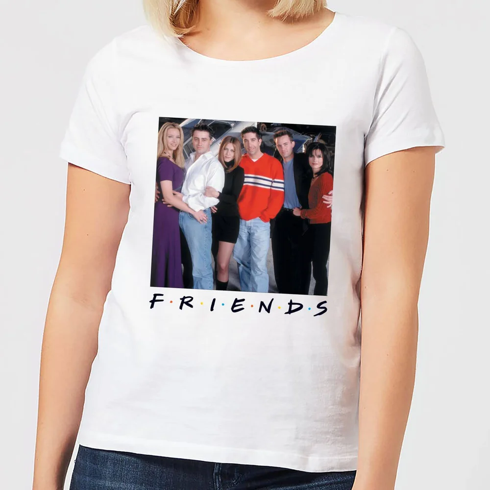 Friends Cast Pose Damen T-Shirt - Weiß - S Bild 1