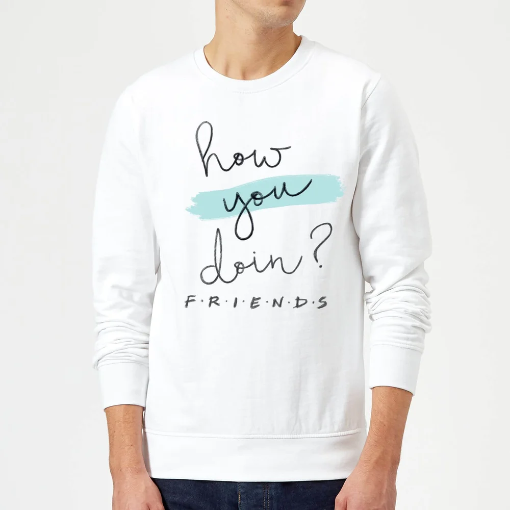 Friends How You Doin? Pullover - Weiß - S Bild 1