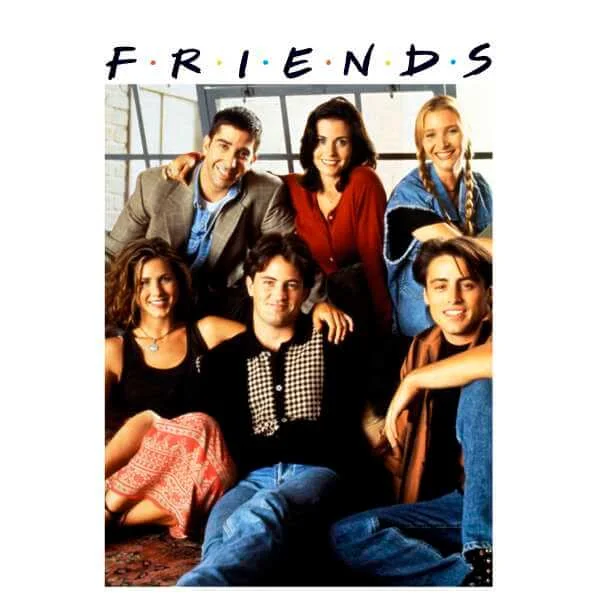 Friends Vintage Character Shot Pullover - Weiß