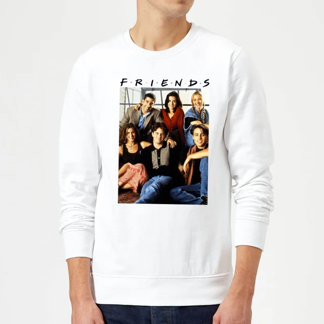 Friends Vintage Character Shot Pullover - Weiß