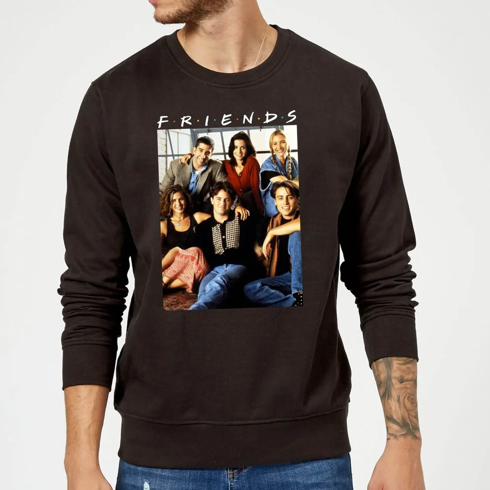 Friends Vintage Character Shot Pullover - Schwarz - S Bild 1