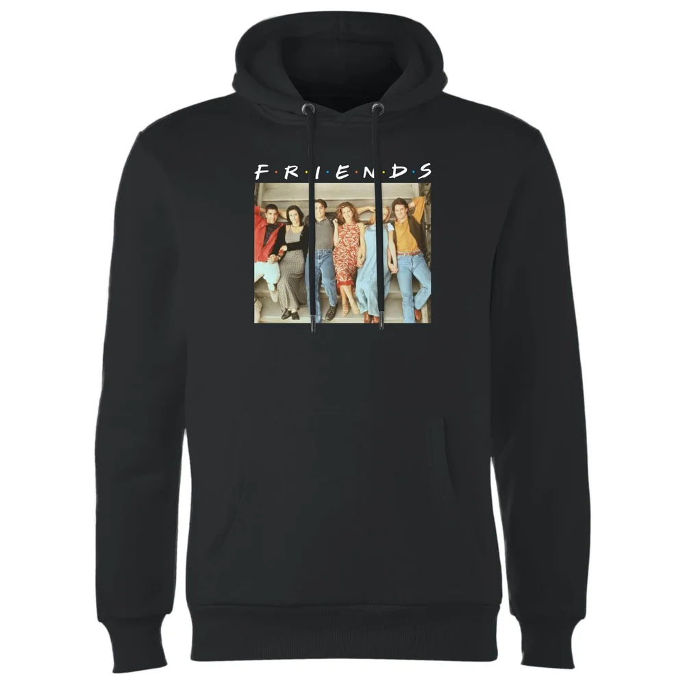 Friends Retro Character Shot Hoodie - Schwarz - S Bild 1