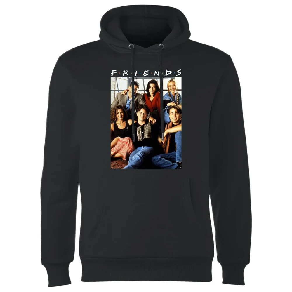 Friends Vintage Character Shot Hoodie - Schwarz - S Bild 1