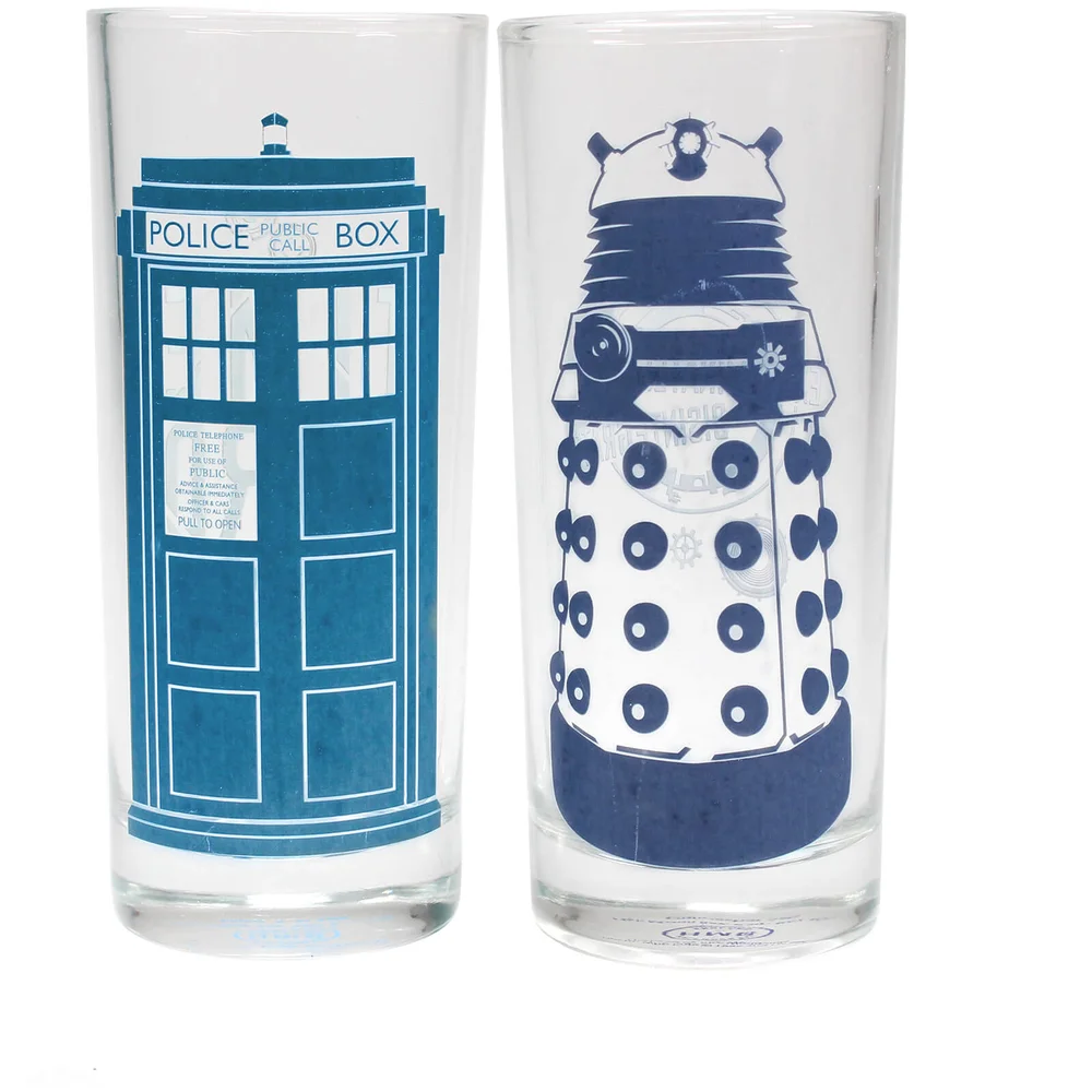 Temperaturempfindliche Gläser zu Doctor Who (2 Stück) Bild 1