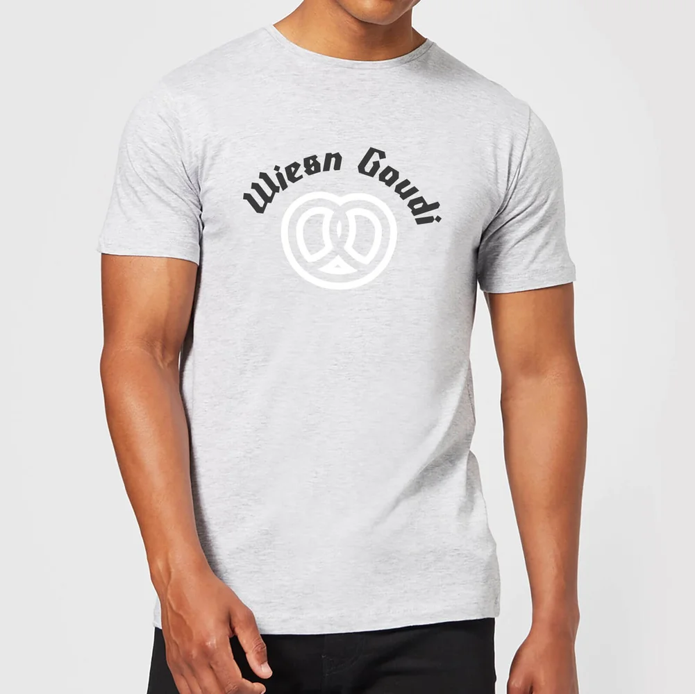 Oktoberfest Wiesn Gaudi Herren T-Shirt - Grau - S - Grau Bild 1