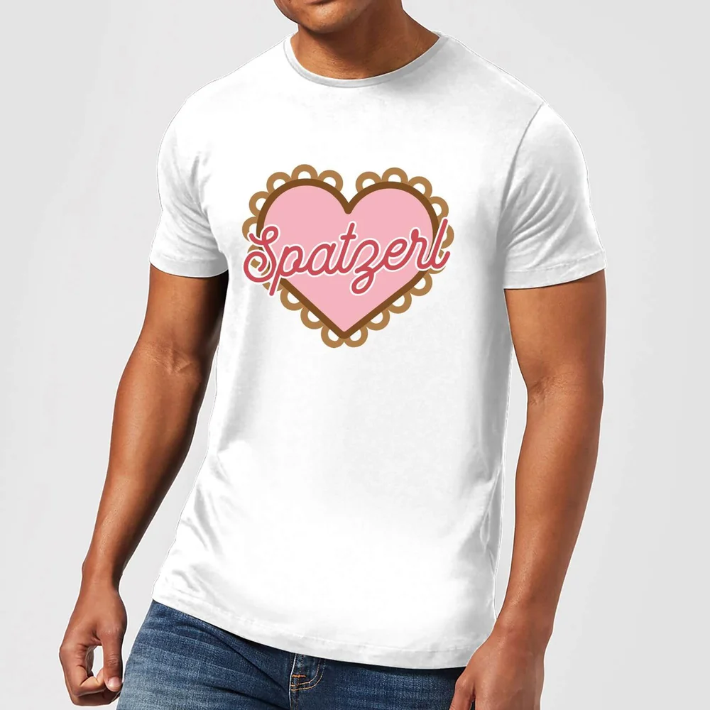 Oktoberfest Spatzerl Herren T-Shirt - Weiß - S - Weiß Bild 1