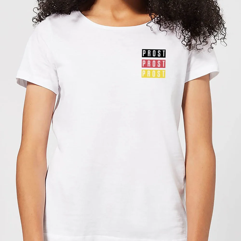 Oktoberfest Prost Dirndl T-Shirt - Weiß - S - Weiß Bild 1