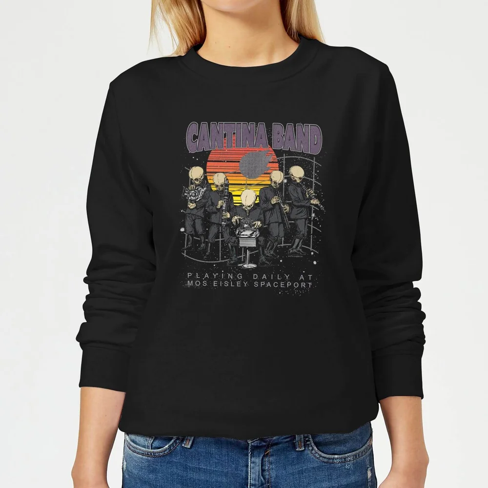 Star Wars Classic Cantina Band At Spaceport Damen Pullover - Schwarz - S Bild 1