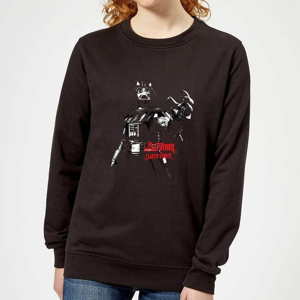 Star Wars Classic Darth Vader I Am Your Father Damen Pullover - Schwarz - S Bild 1