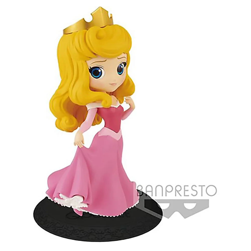 Banpresto Q Posket Disney-Figur Aurora aus „Dornröschen“ 14 cm (rosa Kleid) Bild 1