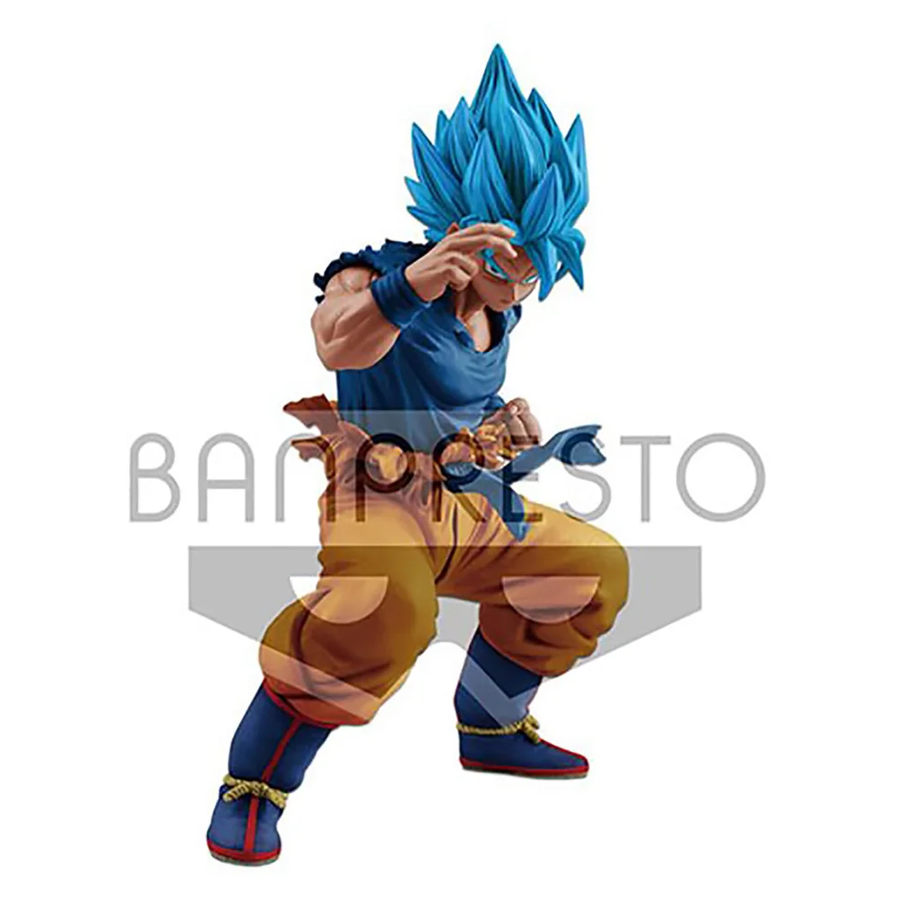 Banpresto Masterlise Dragon Ball Super Super Saiyan God Son Goku Figure 18cm Bild 1