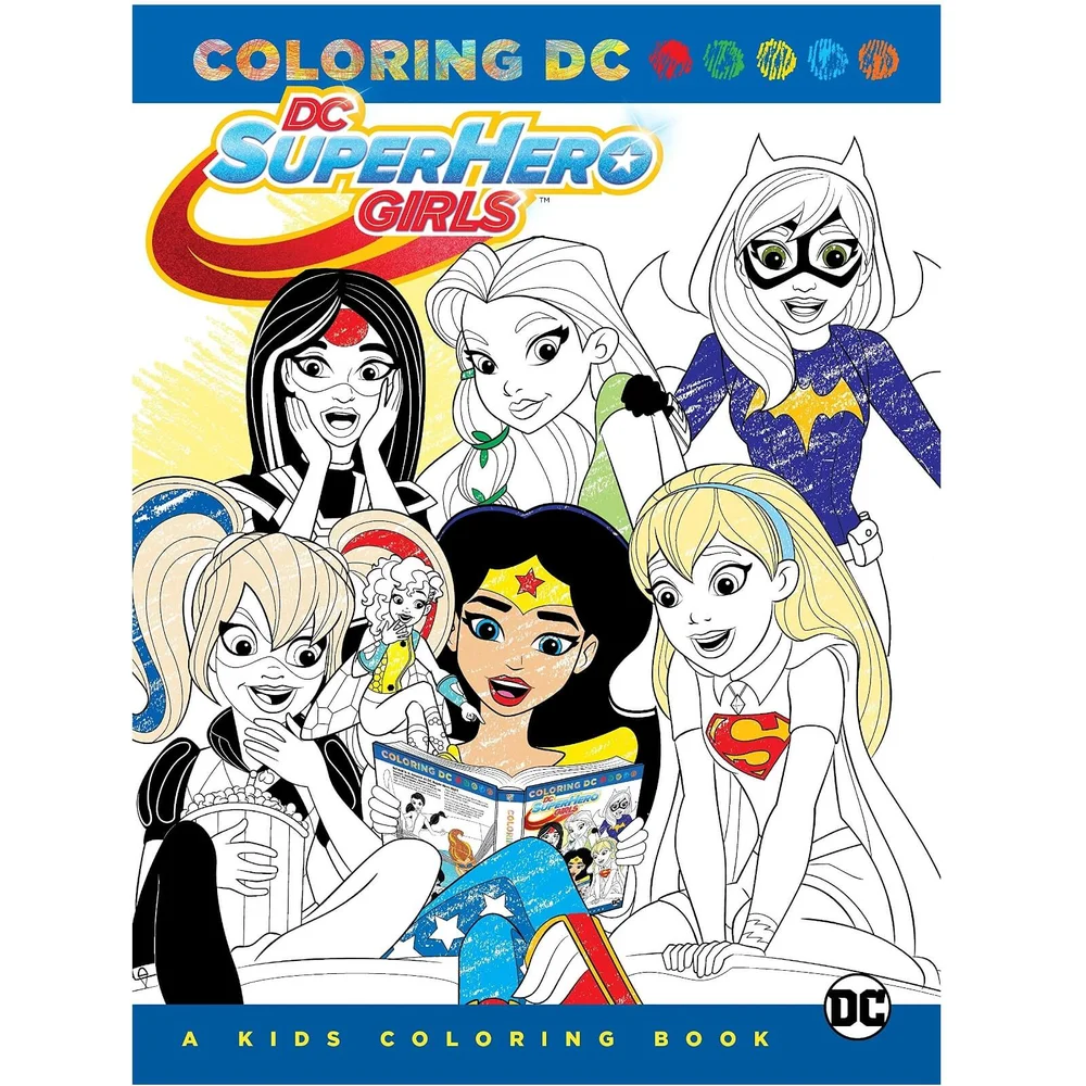 DC Comics DC Super Hero Girls A Kids Coloring Book (Graphic Novel) Bild 1