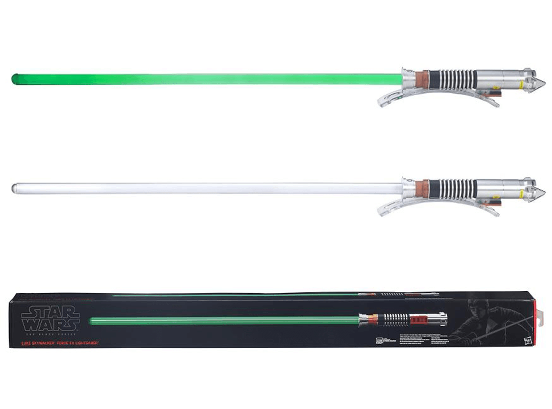Hasbro Star Wars Schwarze Serie Luke Skywalker Force FX Lichtschwert-Replikat Bild 1