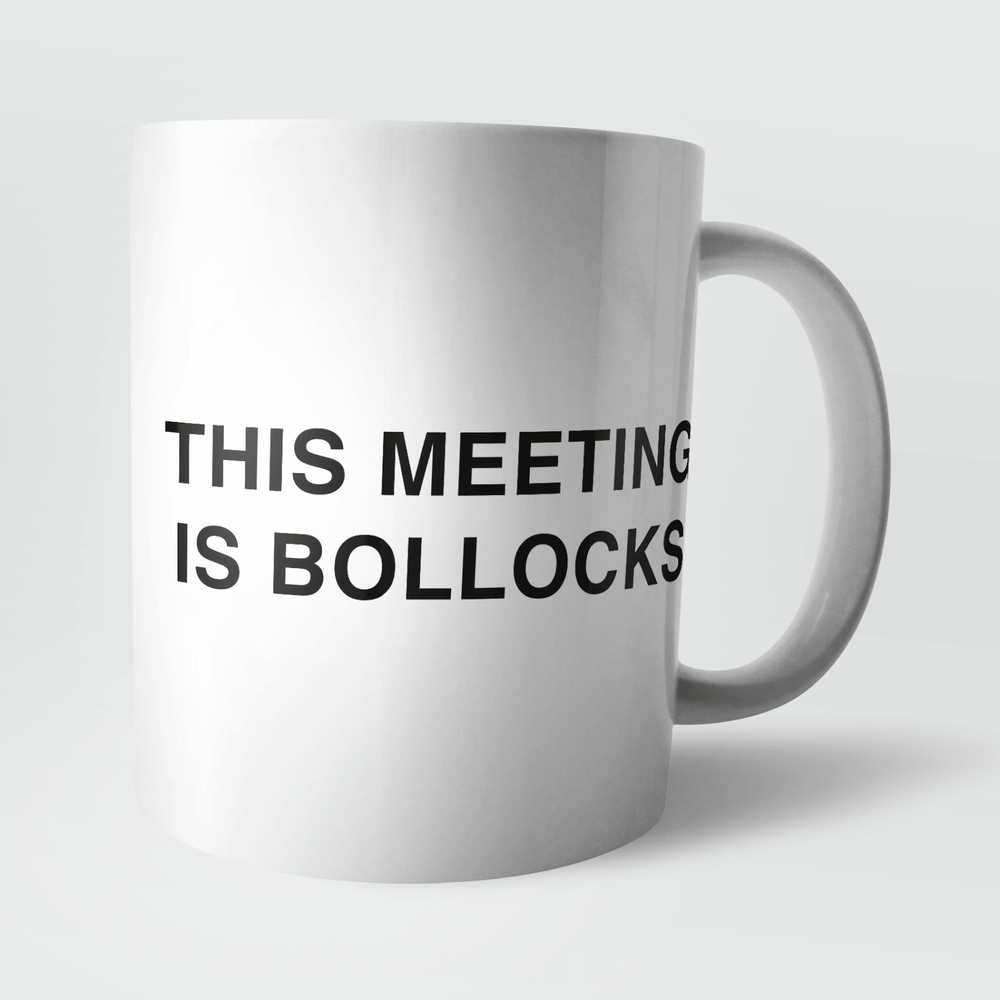 This Meeting Is Bollocks Mug Bild 1