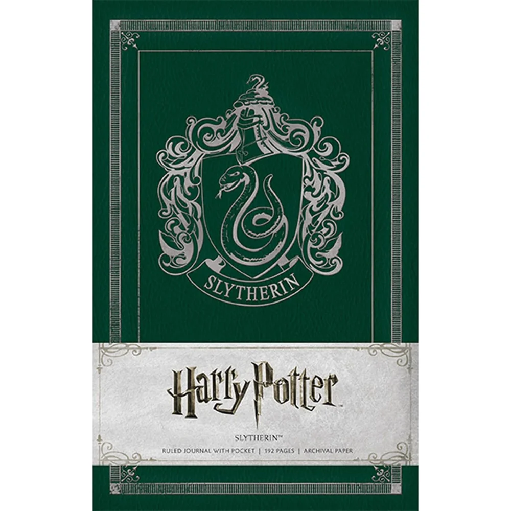Slytherin Crest Hardcover Ruled Journal Bild 1