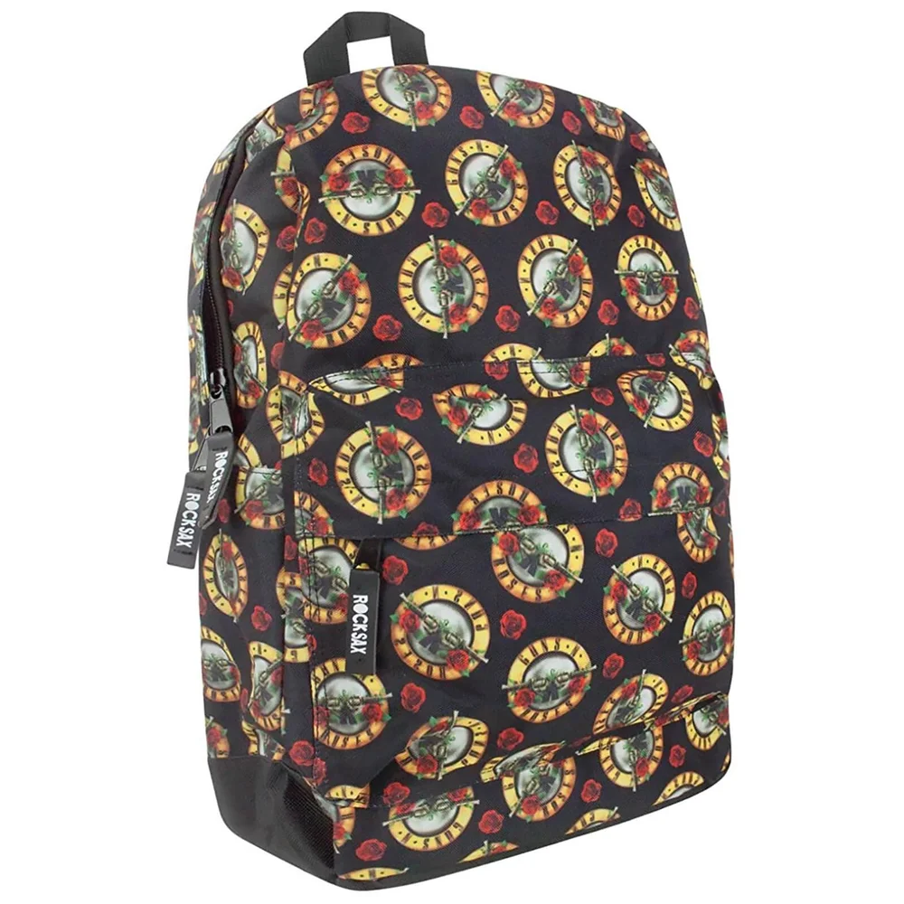 Rocksax Guns 'N' Roses Roses All-Over Print Rucksack Bild 1
