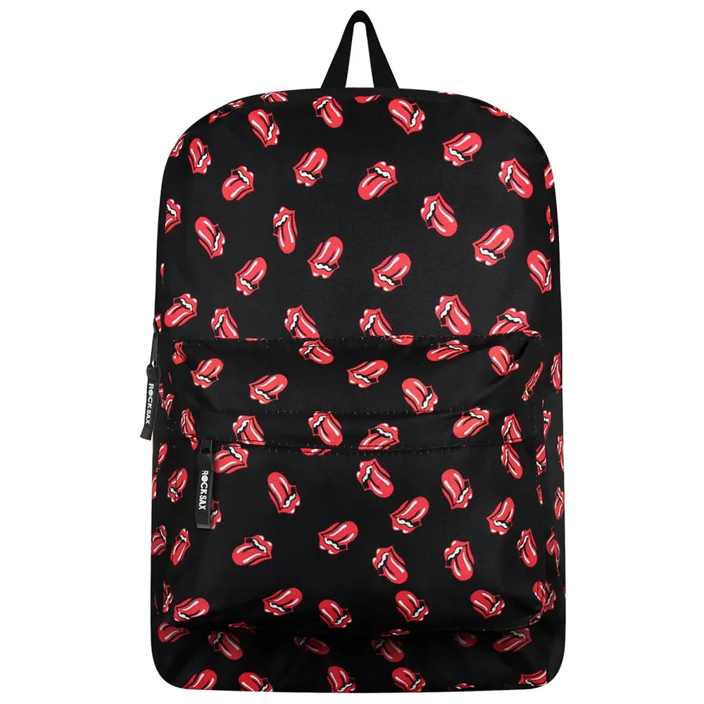 Rocksax The Rolling Stones Klassischer All-Over Zunge Rucksack Bild 1