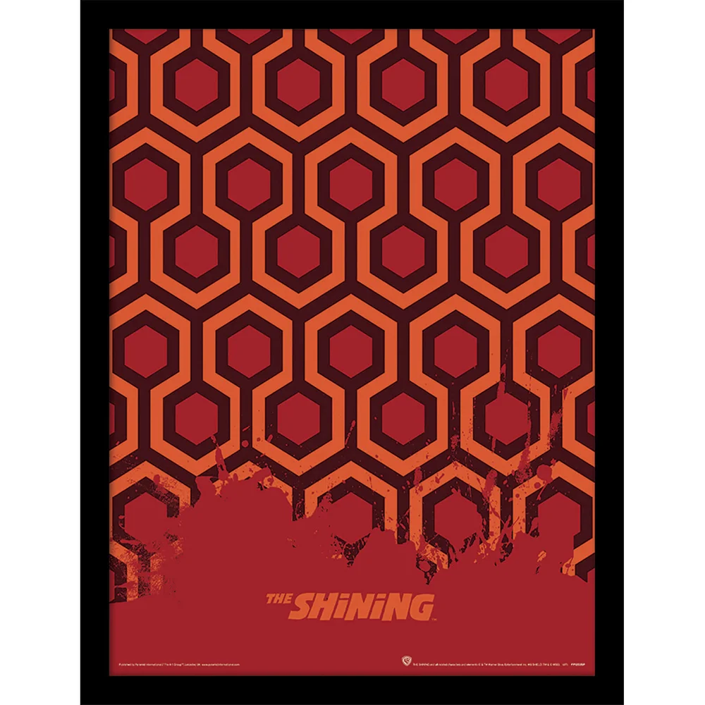 The Shining (Carpet) Framed 30 x 40cm Print Bild 1