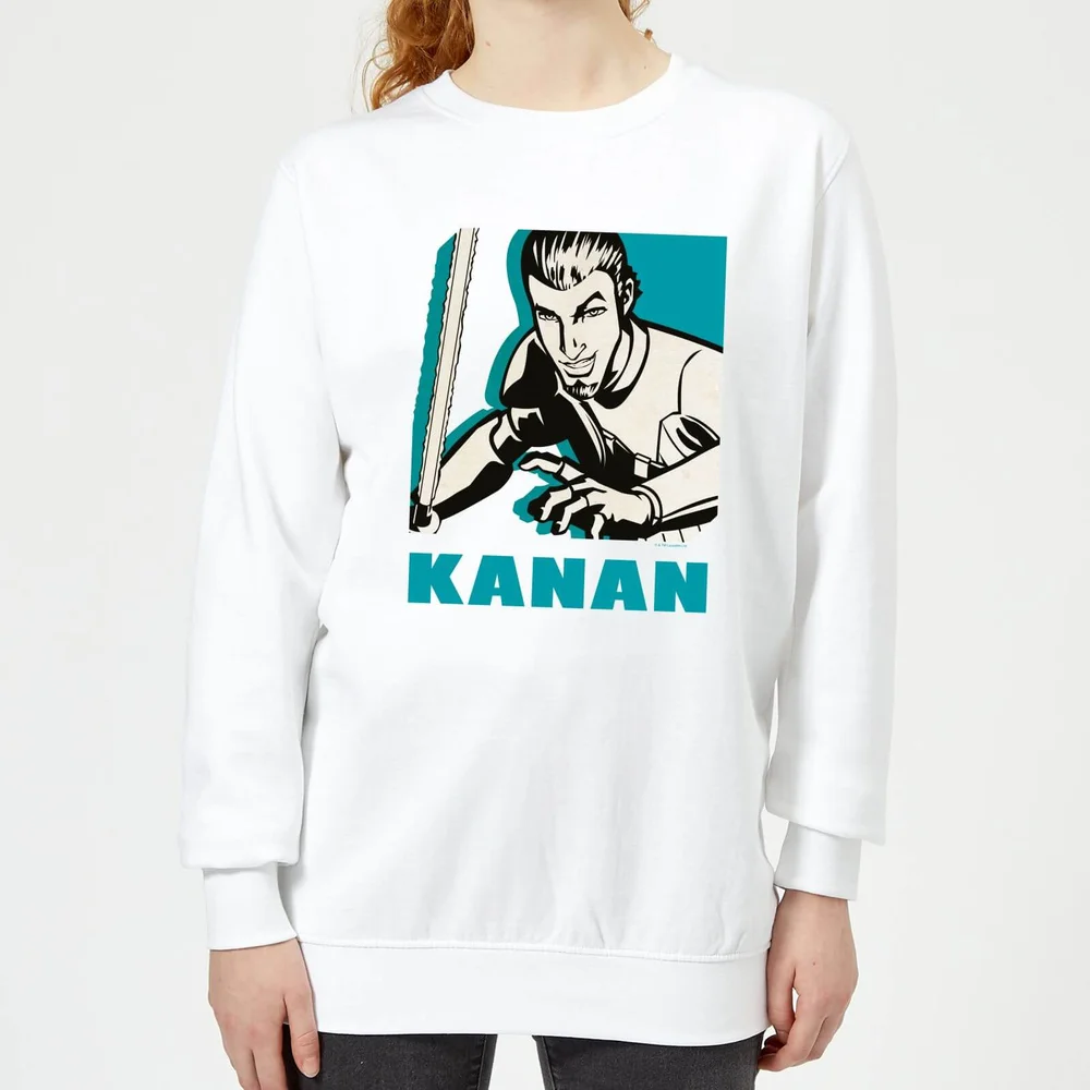 Star Wars Rebels Kanan Damen Pullover - Weiß - S Bild 1