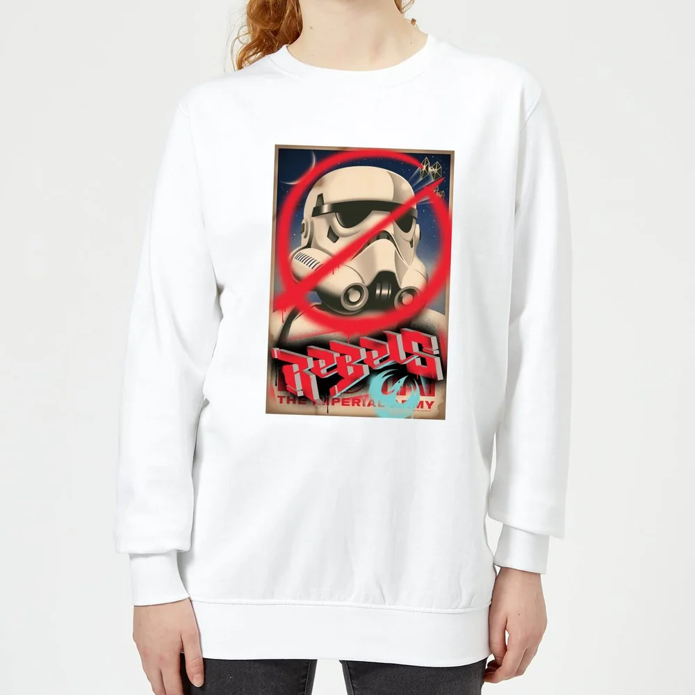 Star Wars Rebels Poster Damen Pullover - Weiß - S Bild 1