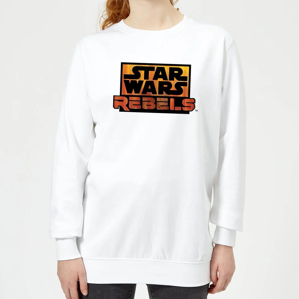 Star Wars Rebels Logo Damen Pullover - Weiß - S Bild 1