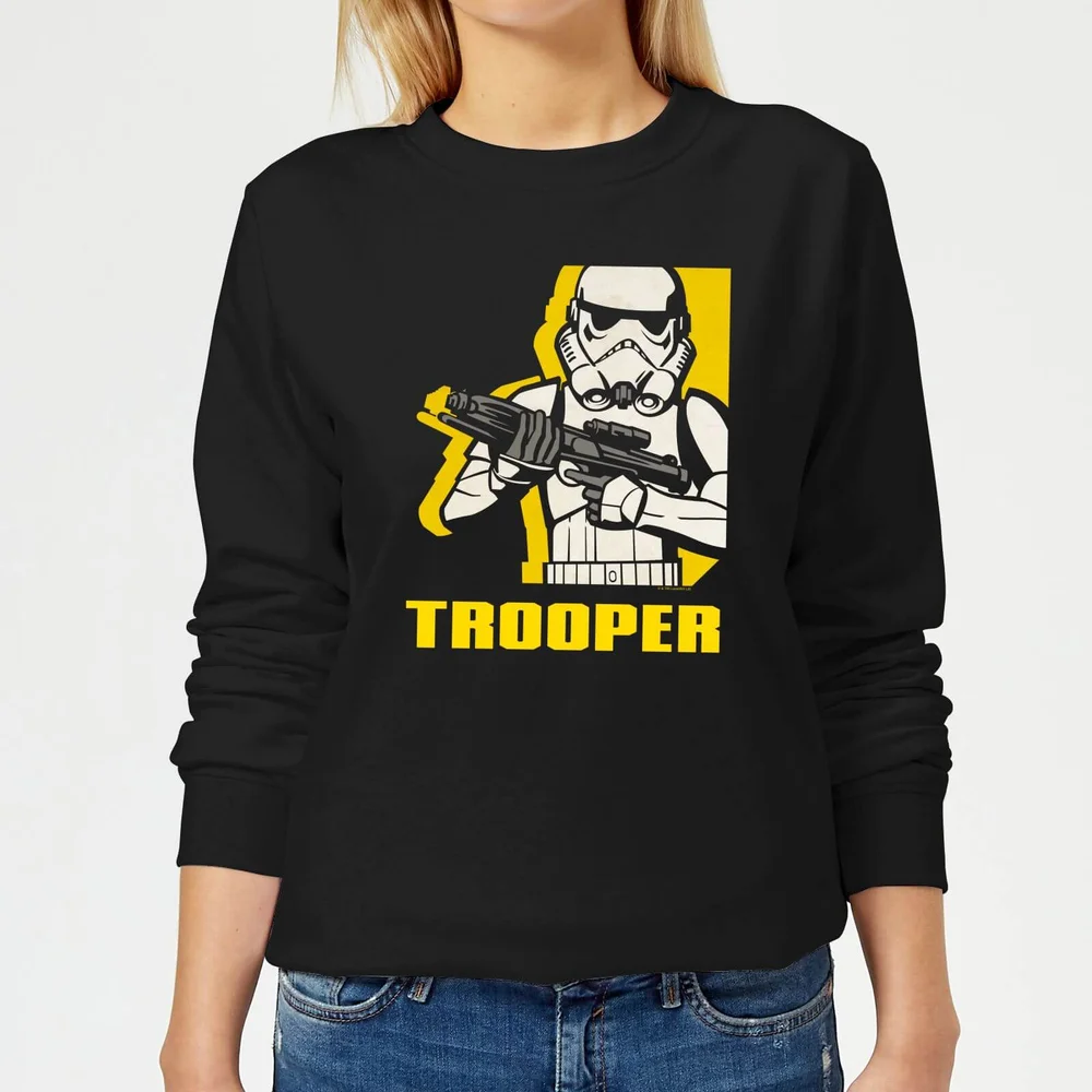 Star Wars Rebels Trooper Damen Pullover - Schwarz - S Bild 1