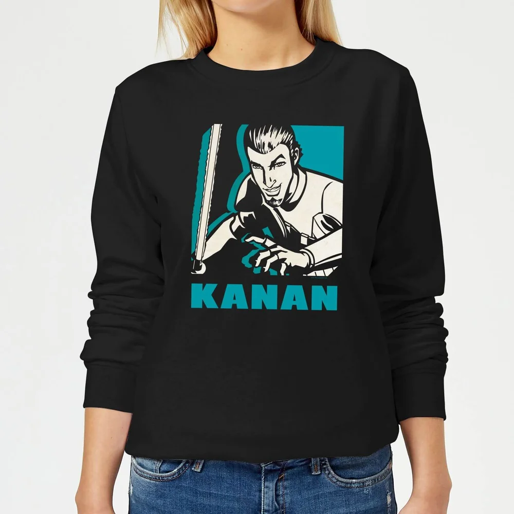 Star Wars Rebels Kanan Damen Pullover - Schwarz - S Bild 1