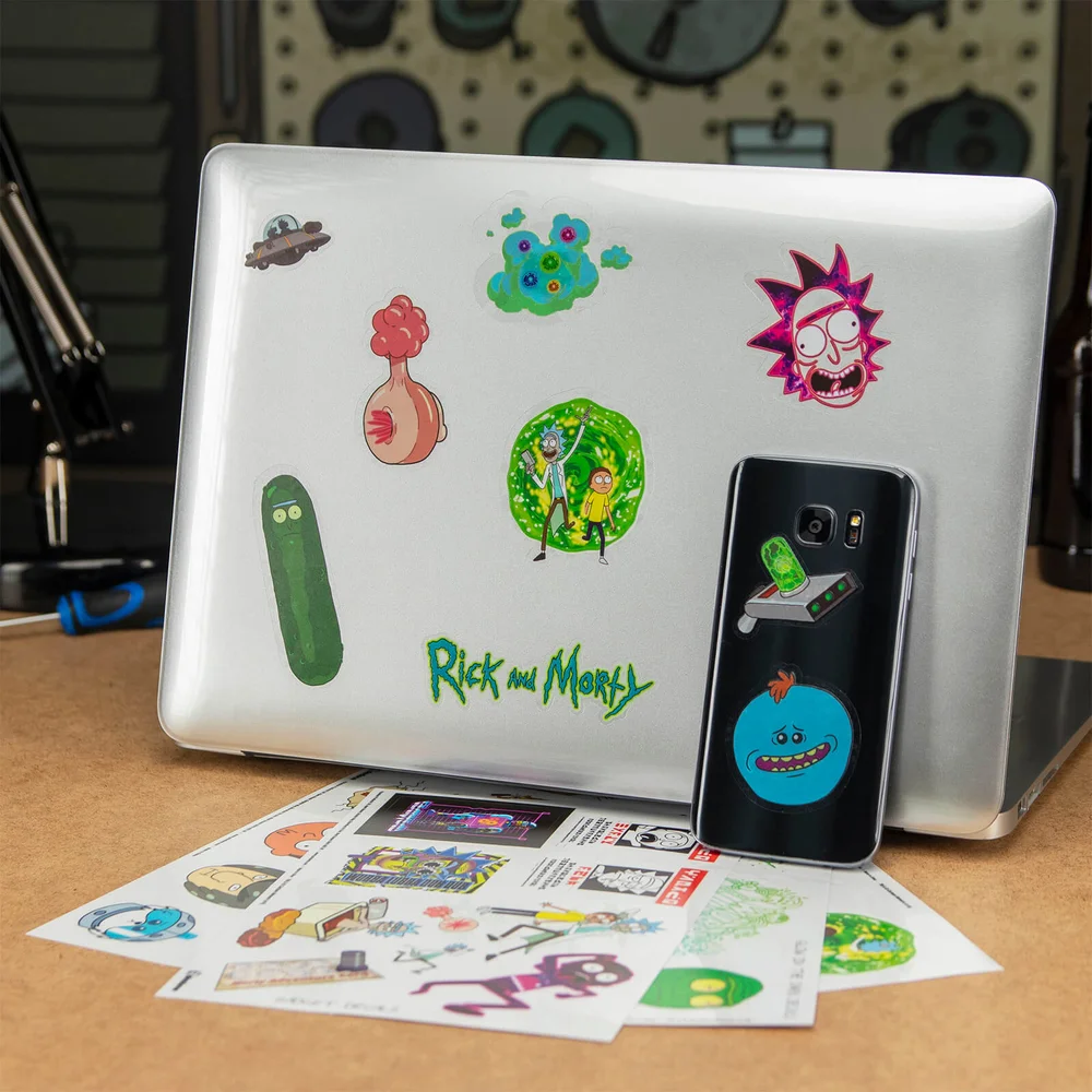 Rick and Morty Gadget-Aufkleber Bild 1