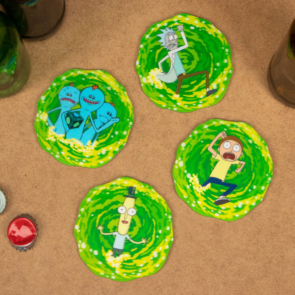 Rick & Morty 3D Untersetzer Bild 1