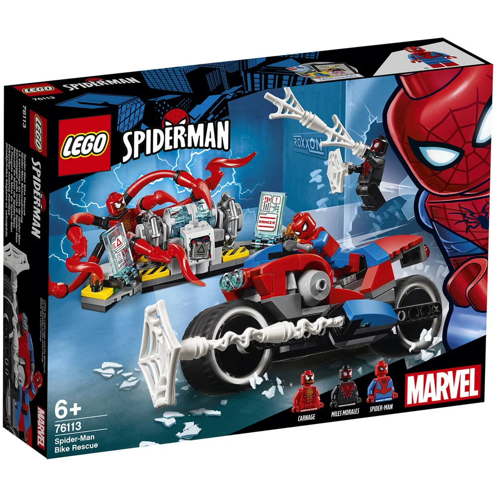 LEGO Marvel Spider-Man Bike Rescue, Superhero Toys (76113) Bild 1