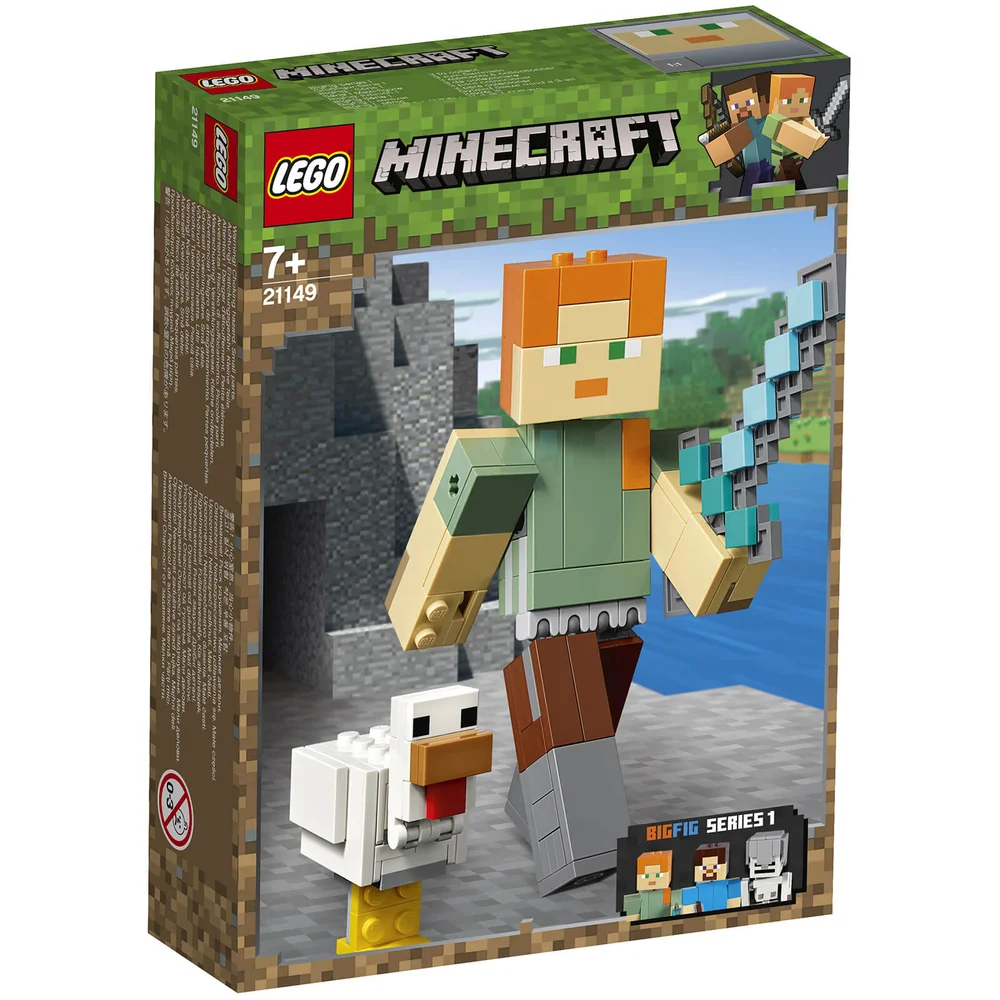 LEGO Minecraft: Minecraft Alex Bigfig with Chicken (21149) Bild 1