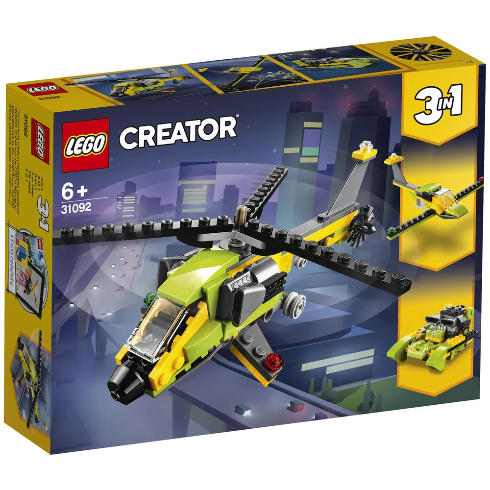 LEGO Creator: 3in1 Helicopter Adventure Building Set (31092) Bild 1