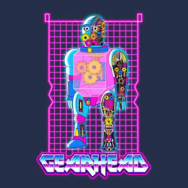 Rick and Morty Gearhead Herren T-Shirt - Navy Blau