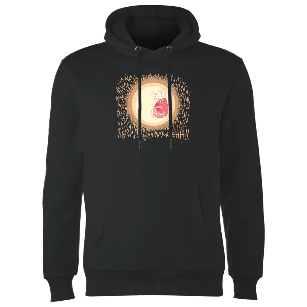 Rick and Morty Screaming Sun Hoodie - Schwarz - S Bild 1