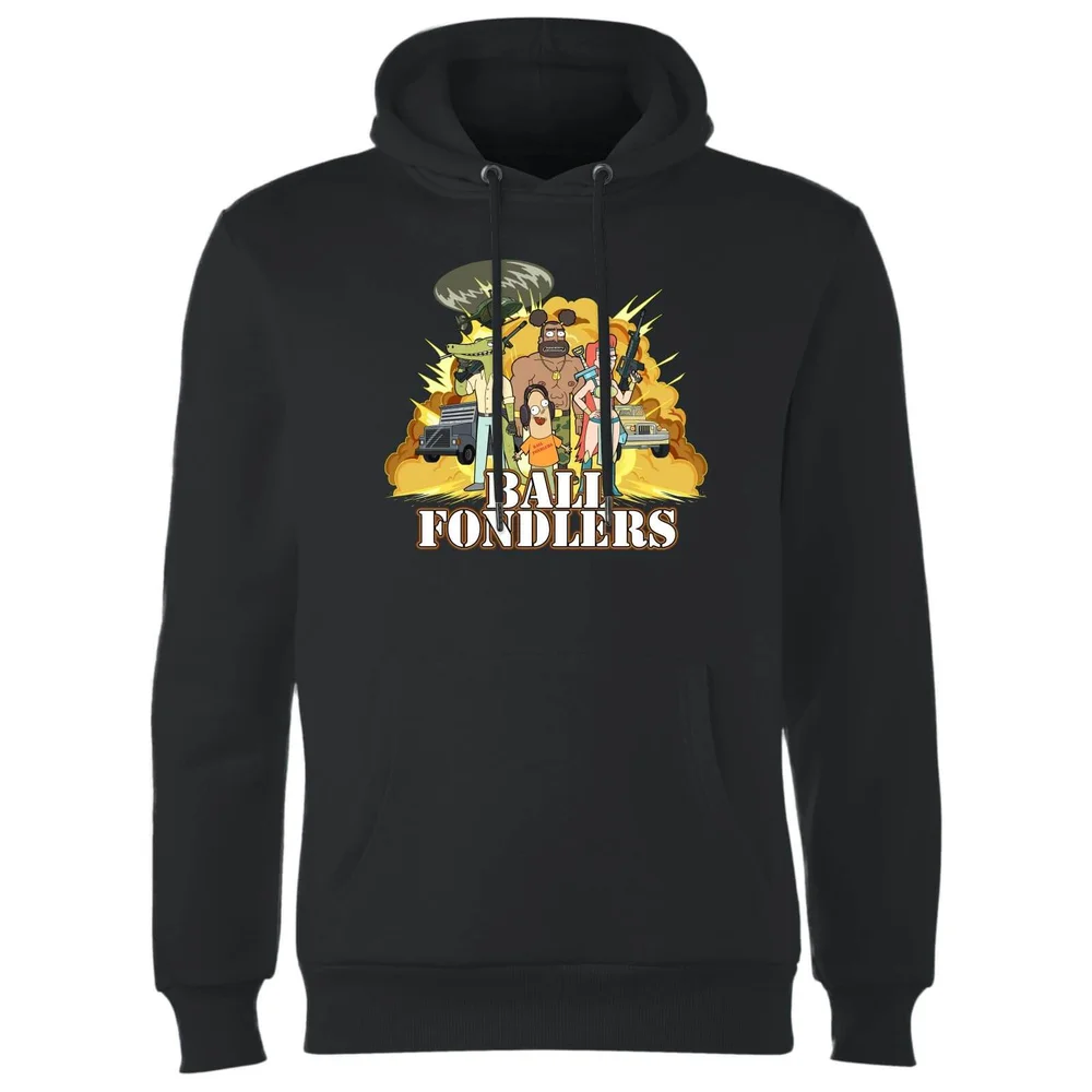 Rick and Morty Ball Fondlers Hoodie - Schwarz - S Bild 1