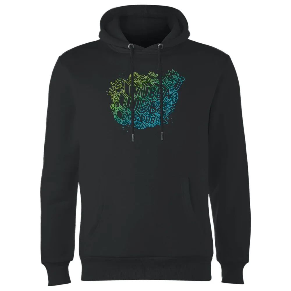 Rick and Morty Wubba Lubba Dub Dub Hoodie - Schwarz - S Bild 1