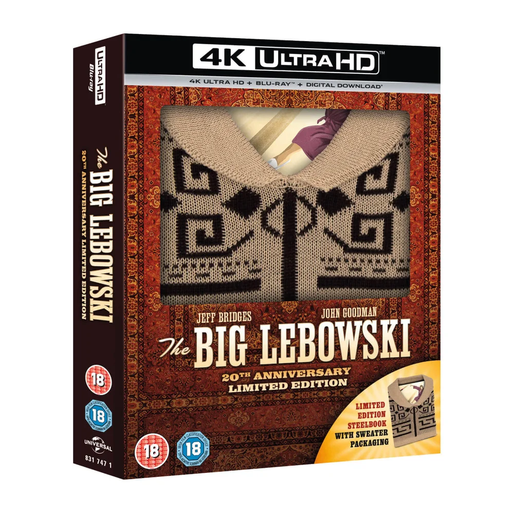 The Big Lebowski: Inkl. Pullover - Zavvi Exklusives 4K Ultra HD & Blu-ray Steelbook Bild 1