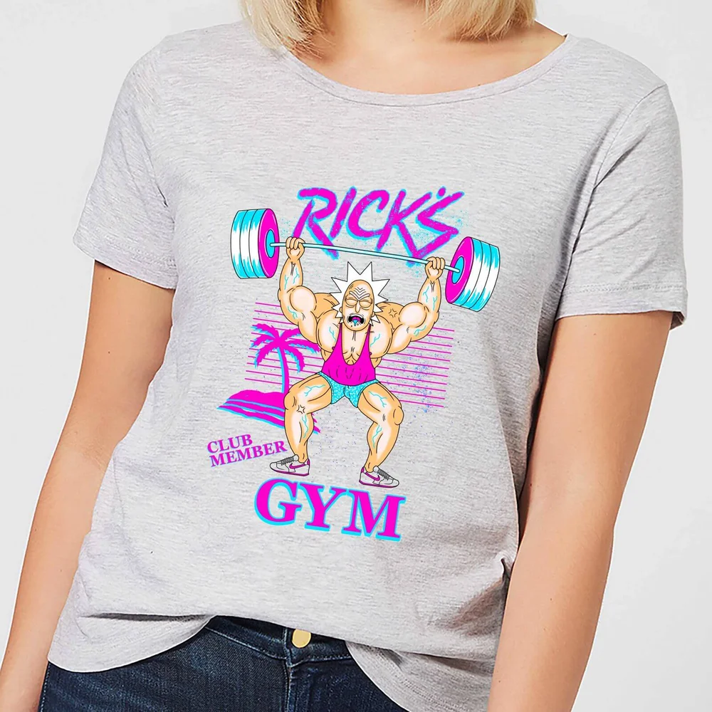 Rick and Morty Rick Gym Damen T-Shirt - Grau - S Bild 1