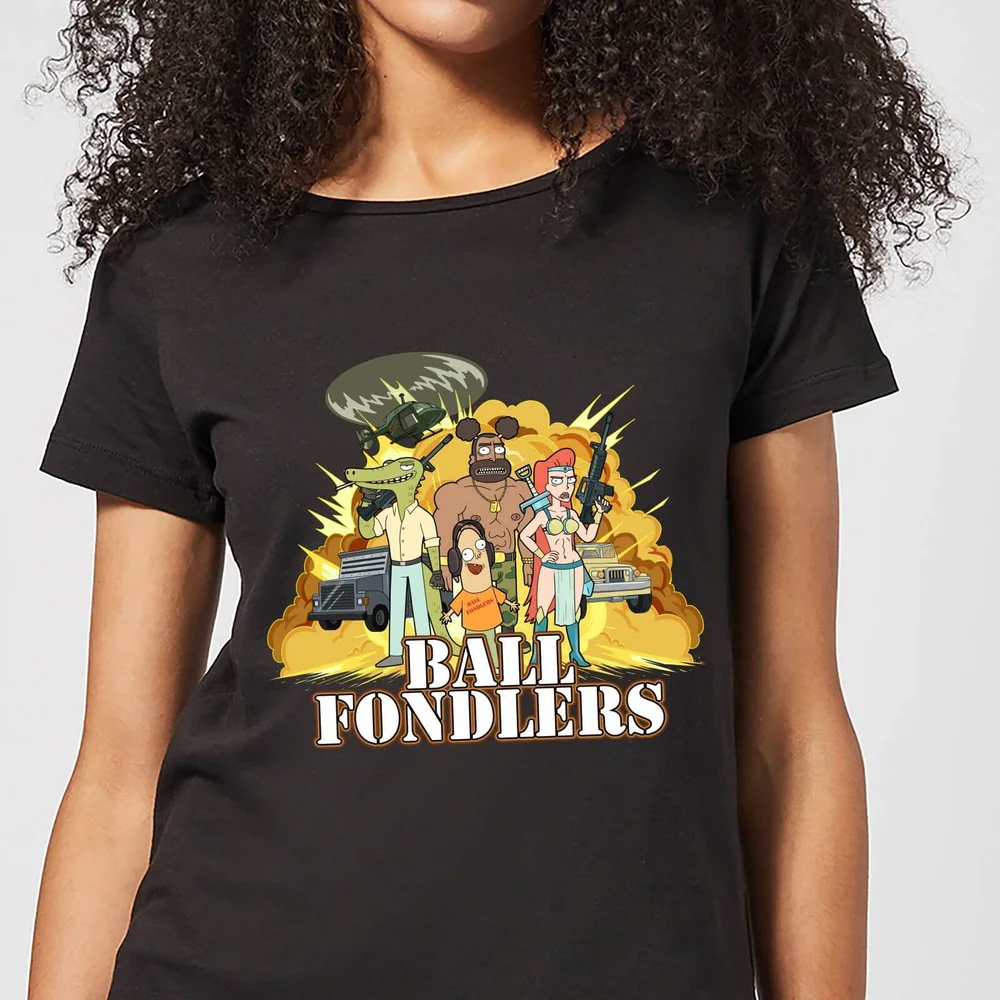 Rick and Morty Ball Fondlers Damen T-Shirt - Schwarz - S Bild 1